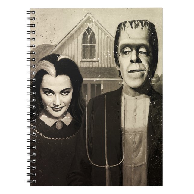 Carnet Le gothique américain du Munster | Peinture numéri (Devant)