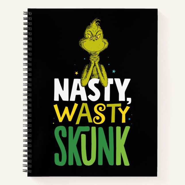 Carnet Le Grinch | Nasty Wasty Skunk (Devant)