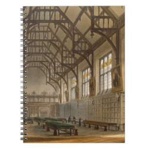 Carnet Le Hall de l'université de trinité, Cambridge, d