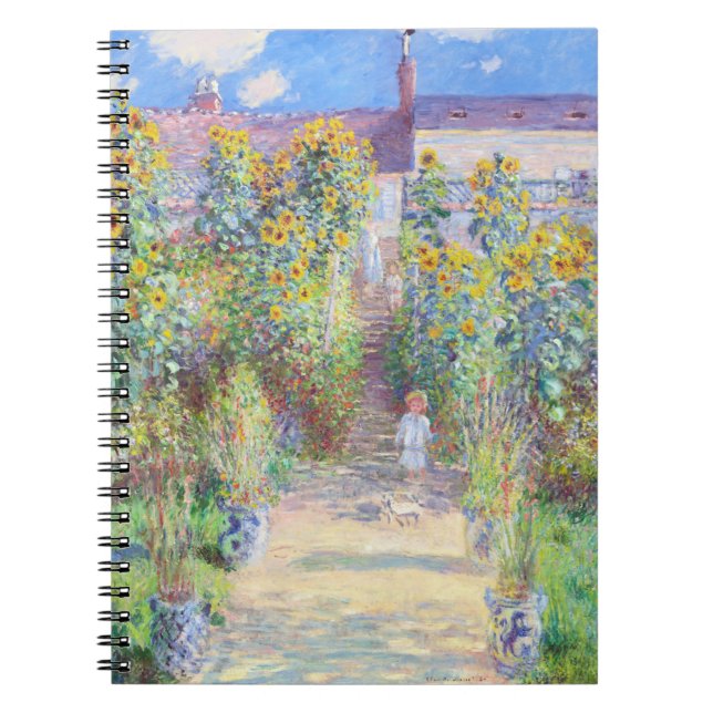 Carnet Le jardin de l'artiste à Vétheuil par Claude Monet (Devant)