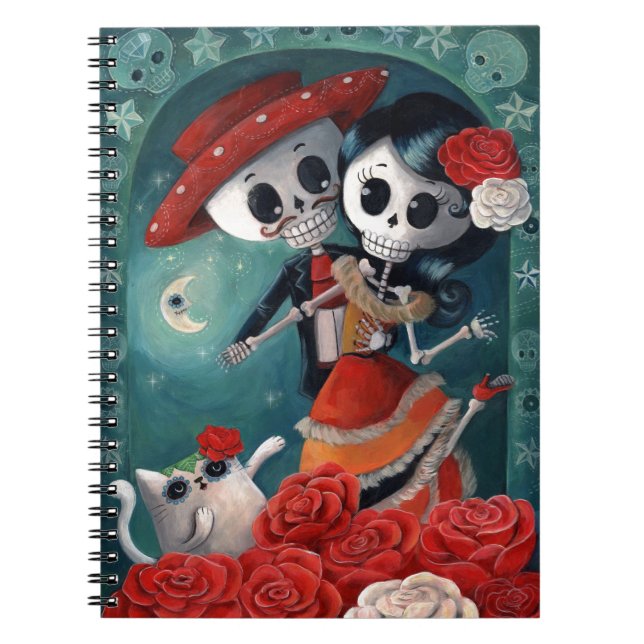 Carnet Le jour des amants squelettiques morts (Devant)