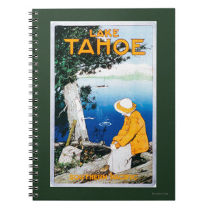Carnet Le lac Tahoe PosterLake promotionnel Tahoe, CA
