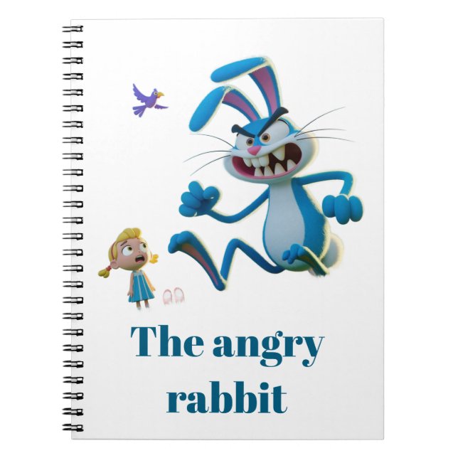 Carnet Le lapin en colère  (Devant)
