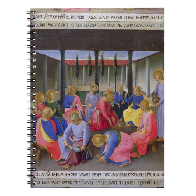 Carnet Le lavage des pieds, détail du panneau trois o (Devant)