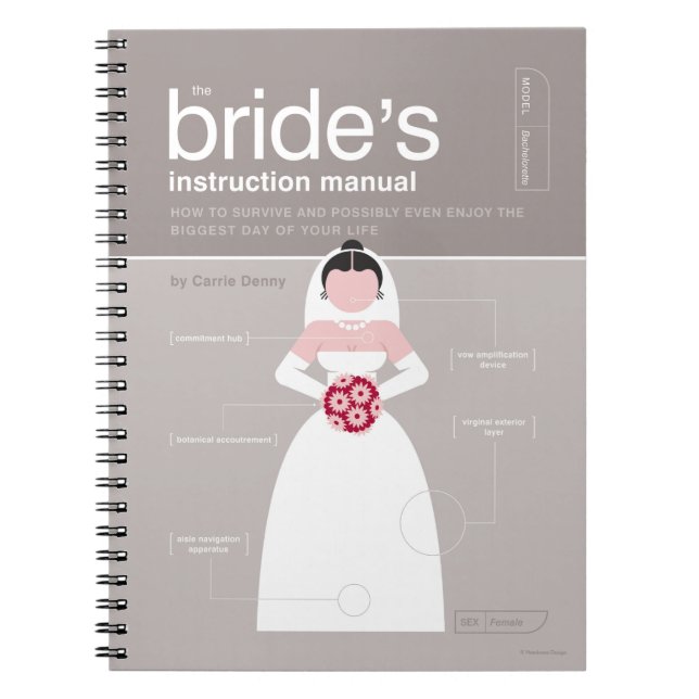 Carnet Le manuel de l'instruction de la jeune mariée (Devant)