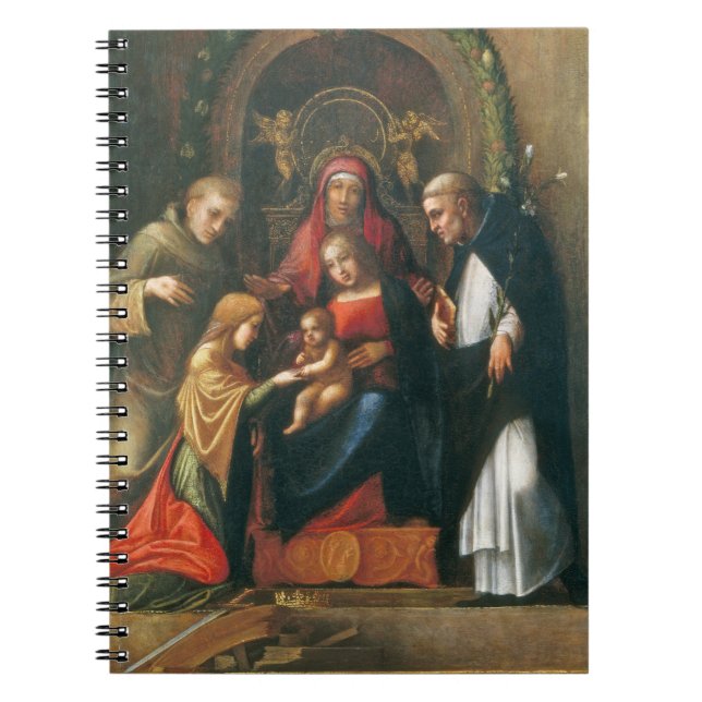 Carnet Le mariage mystique du saint Catherine (Devant)