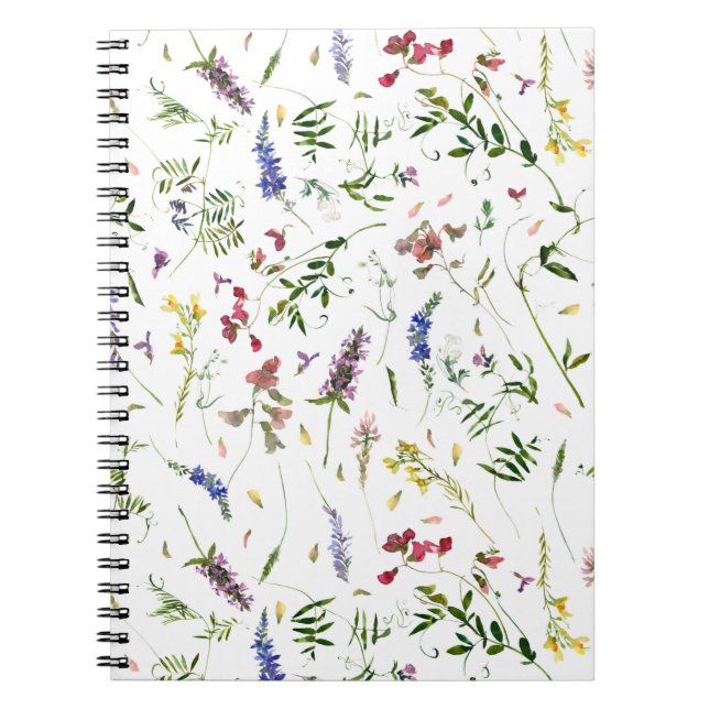 Carnet Le Meadow Fleur sauvage scandinave (Devant)