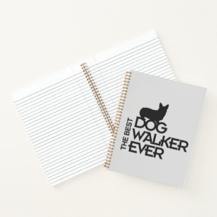 Carnet Le Meilleur Promeneur de Chiens Photo Personnali