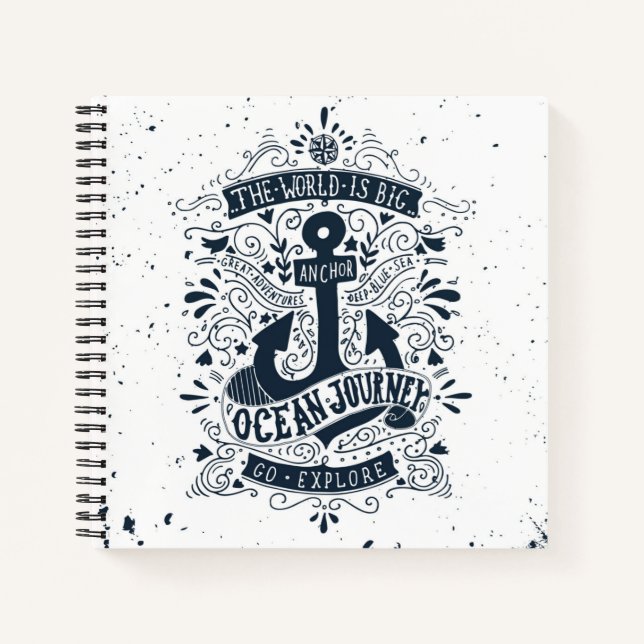 Carnet Le Monde est grand - Partez à la découverte (Devant)