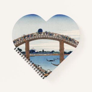 Carnet Le mont Housai Fuji vu d'en bas Pont Homme