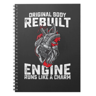 Carnet Le Moteur D'Origine Corps Reconstruite Fonctionne 