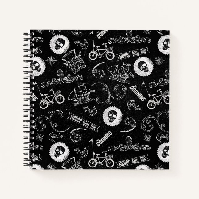 Carnet Le Motif des icônes de Goonies (Devant)