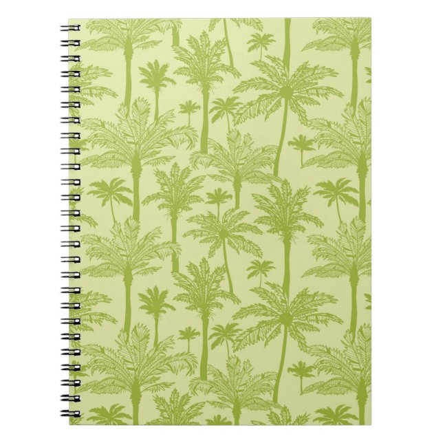 Carnet Le Motif des palmiers verts (Devant)