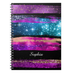 Carnet Le nom de Brush Strokes