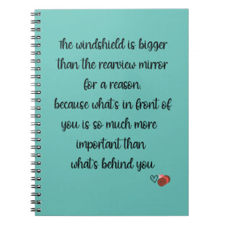 Carnet Le pare-brise est plus grand que le rouleau Rearvi