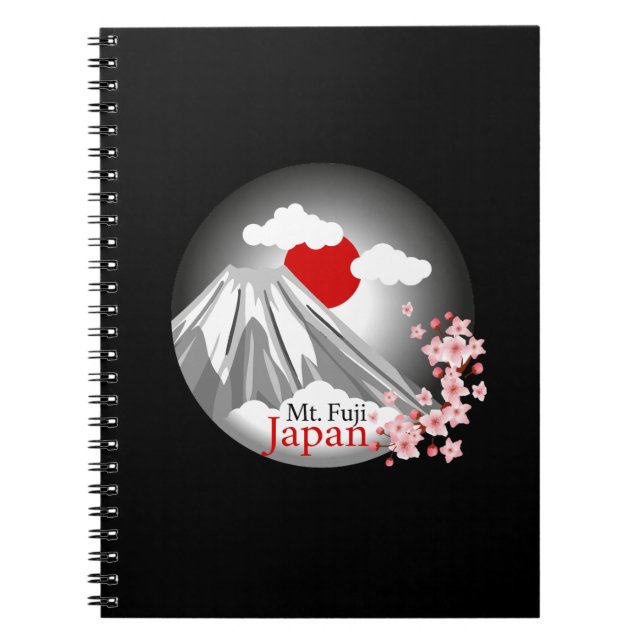 Carnet Le paysage Abstrait du mont Fuji (Devant)