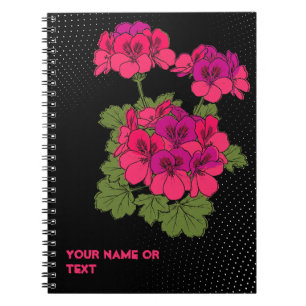 Carnet Le Pelargonium Stellaire 'Robyn Hannah' en Pop Art
