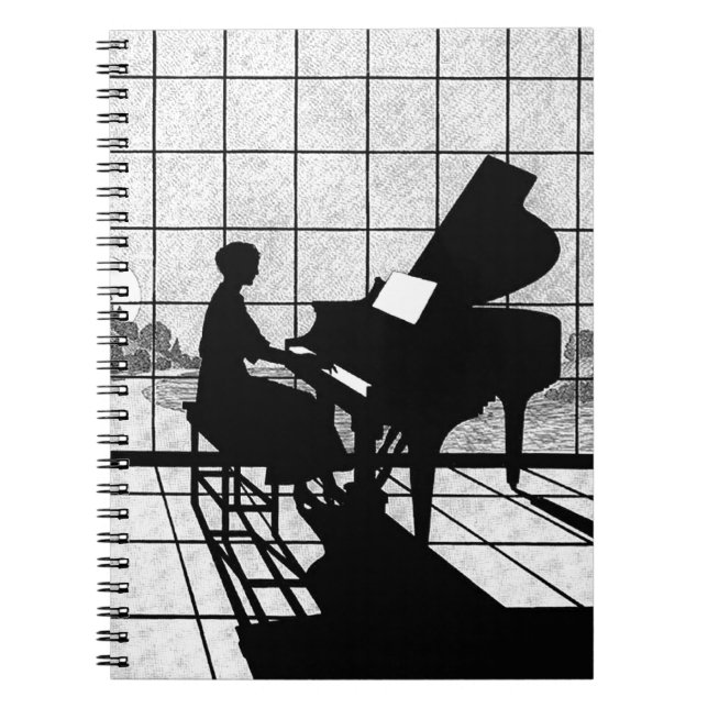Carnet Le pianiste (Devant)