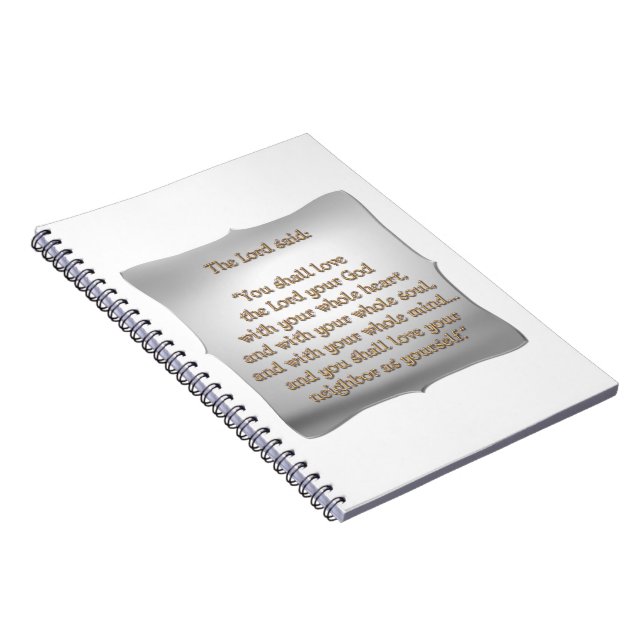 Carnet Le plus grand commandement (Côté Droit)