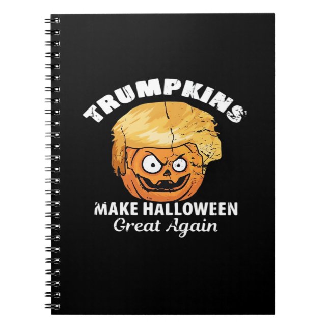 Carnet Le président Funny Trumpkins Halloween (Devant)