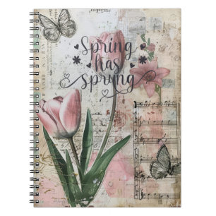 Carnet Le Printemps A Sprung : Une Florale Inspiré