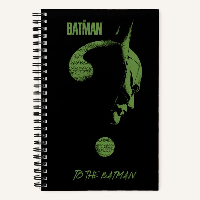 Carnet Le Riddler "To the Batman" Question Mark (Recto)