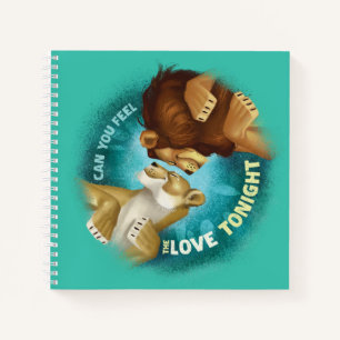 Carnet Le Roi Lion L'amour brille sous les étoiles