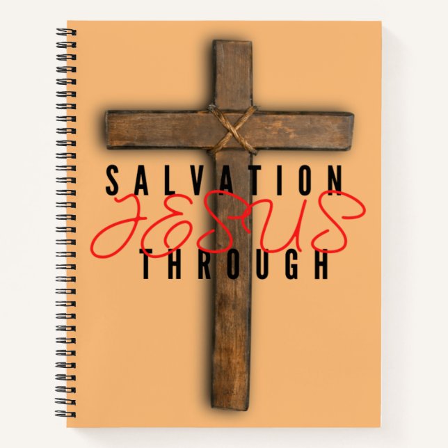Carnet Le salut par Jésus Orange (Devant)