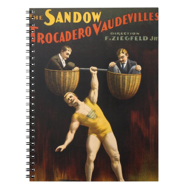 Carnet Le Sandow Eugen Sandow Vaudeville Weightlifter (Devant)
