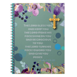 Carnet "Le Seigneur vous bénisse" Numéros 6:24-26 Christi