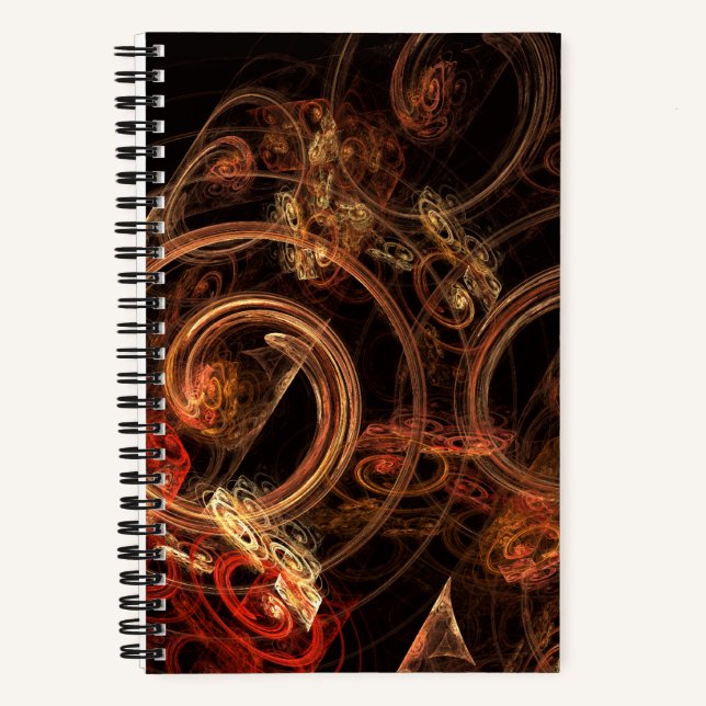 Carnet Le son de la musique Art Abstrait (Recto)