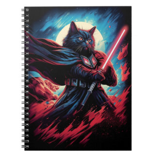 Carnet Le Stardust Samurai | Guerrier de chat cosmique
