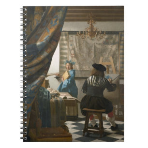 Carnet Le studio de l'artiste, c.1665-66 (huile sur la