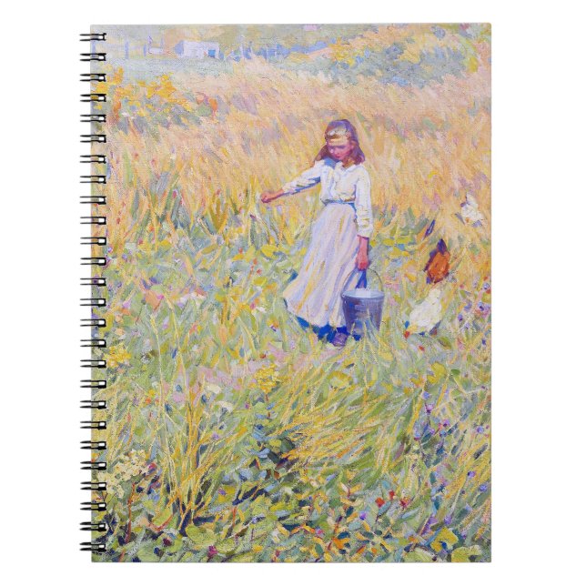 Carnet Le tableau de Little Worker par Helen McNicoll (Devant)