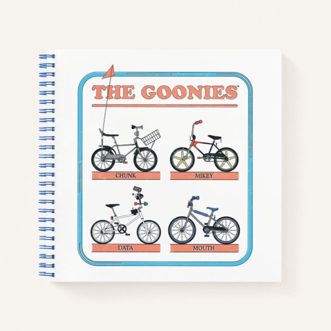 Carnet Le tableau des vélos de Goonies (Devant)