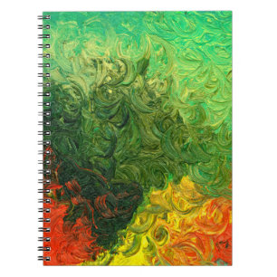 Carnet le tableau peint à l'huile. peinture à l'huile arr