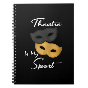 Carnet Le Théâtre Est Mon Sport Cadeau de théâtre Lover