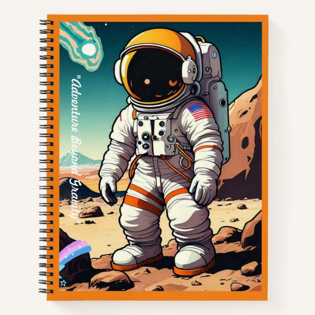 Carnet "Le voyage cosmique des astronautes" (Devant)