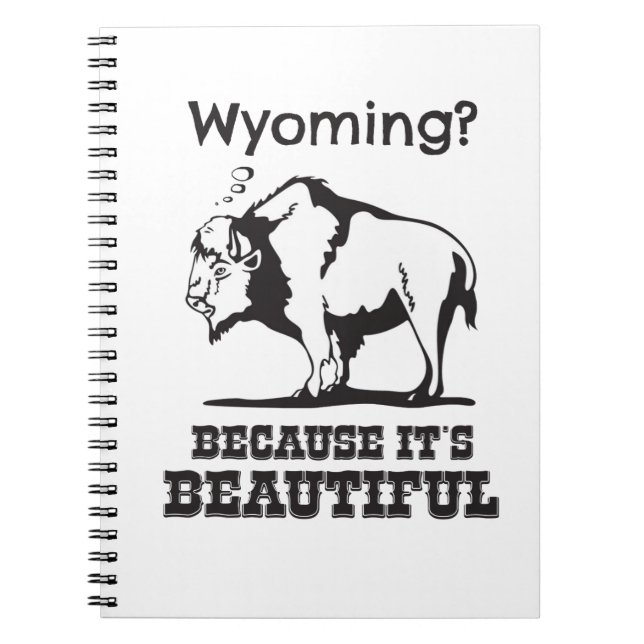 Carnet Le Wyoming ? Parce que c'est beau (Devant)
