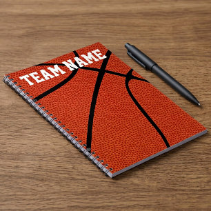 Carnet Lecteur de basket-ball personnalisé, entraîneur ou