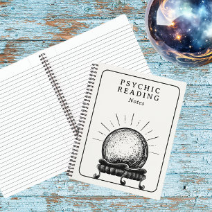 Carnet Lecteur de Tarot Moyen Psychique Crystal Ball vint