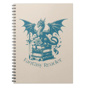 Carnet Lecteur d'Imaginaire Dragon and Books