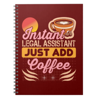 Carnet Legal Assistant Coffee Notebook Gift