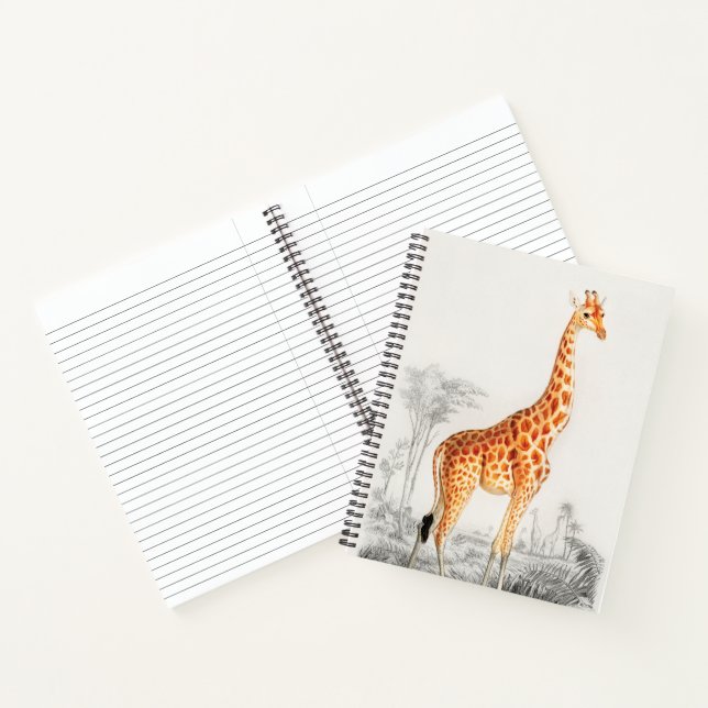 Carnet L'élégante girafe (Intérieur)