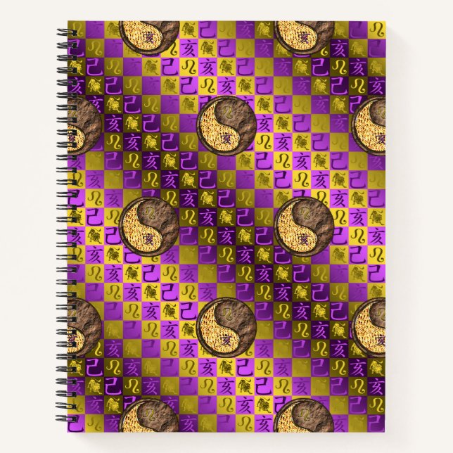Carnet Leo & Earth Boar Spiral Notebook (Devant)