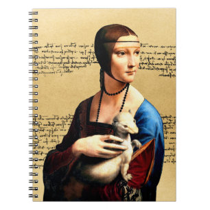 Carnet Léonard de Vinci Lady avec Ermine