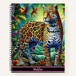 Carnet Leopard Aura : Oiseaux Tropicaux Autour