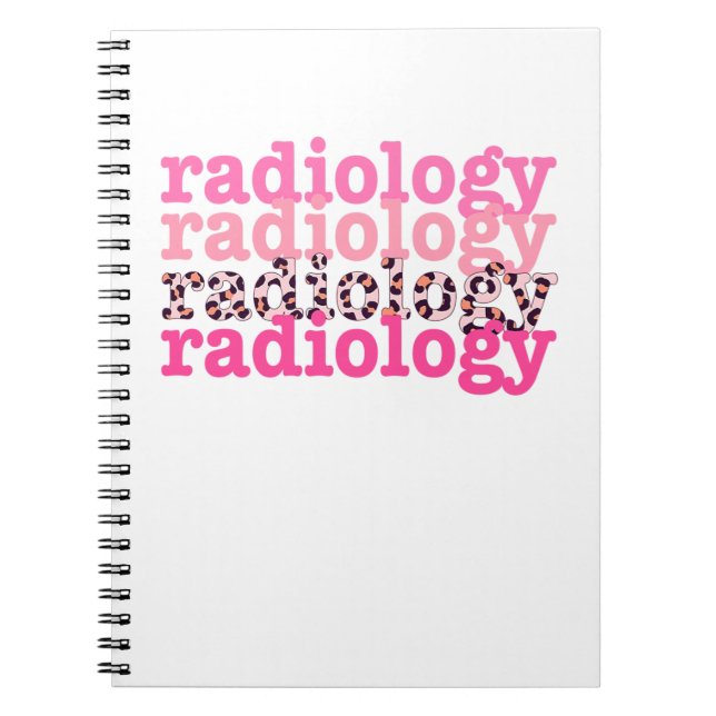 Carnet Léopard de radiologie (Devant)