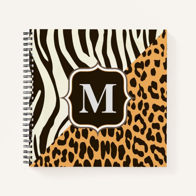Carnet Leopard et Zebra (Devant)
