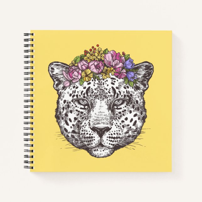 Carnet Leopard Hippie Chic (Devant)